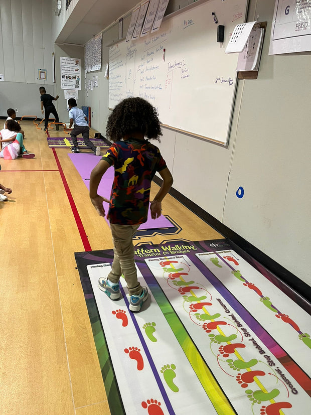 ABL Patterned Walking Mat For Crossing the Midline - Action Based Learning