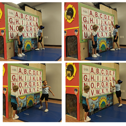 Letter Learning Wall Station - actionbasedlearning