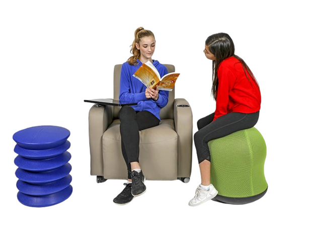 Wobble Stool Air balance ball chair on wheels alternative  rolling stool with wheels flexible seating classroom stools standing desk  stool yoga ball chair adhd chair wobble stools for classroom seating 