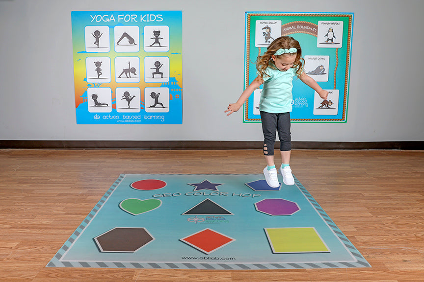 Geo Color Hop Mat - actionbasedlearning