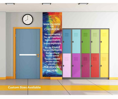Affirmations- School Hallway/Classroom Door Graphic - Action Based Learning