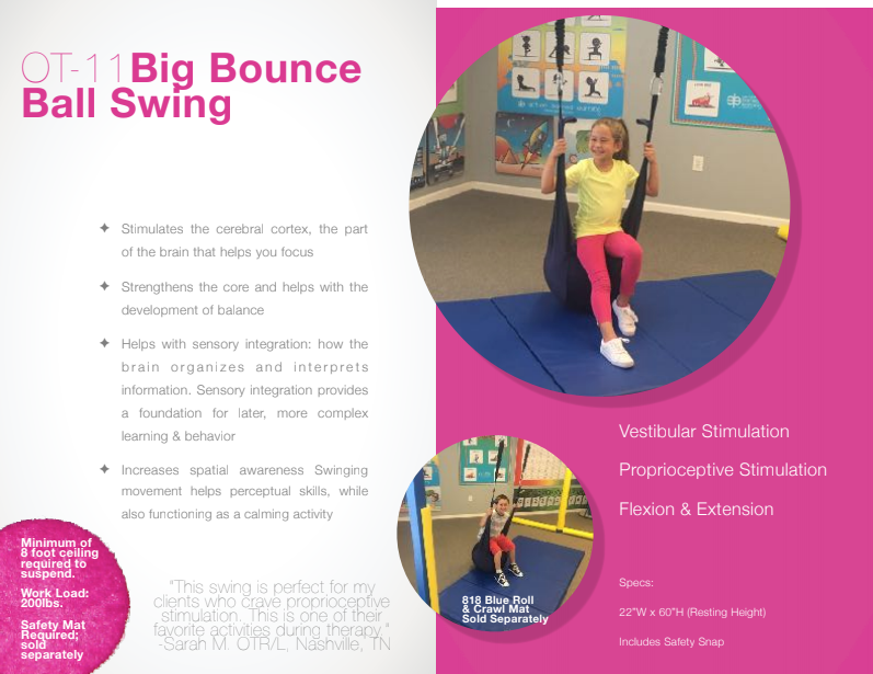 Pediatric Swings and Support Structure - actionbasedlearning
