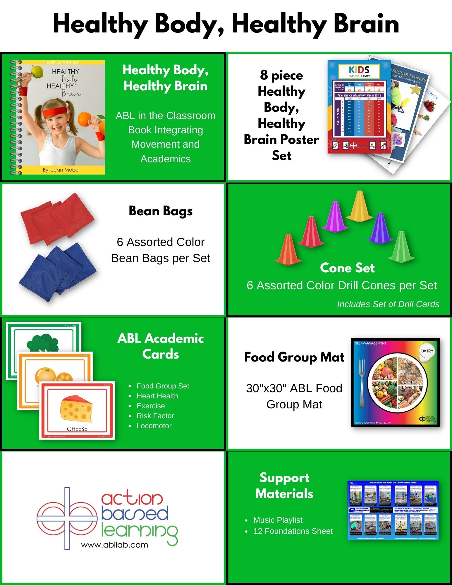 Healthy Body, Healthy Brain by Jean Moize - Action Based Learning