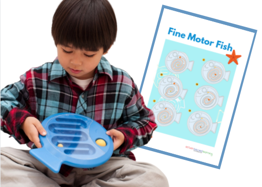 Fine Motor Fish - Action Based Learning