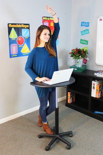 Mobile Workstation (single sit/stand desk) - actionbasedlearning