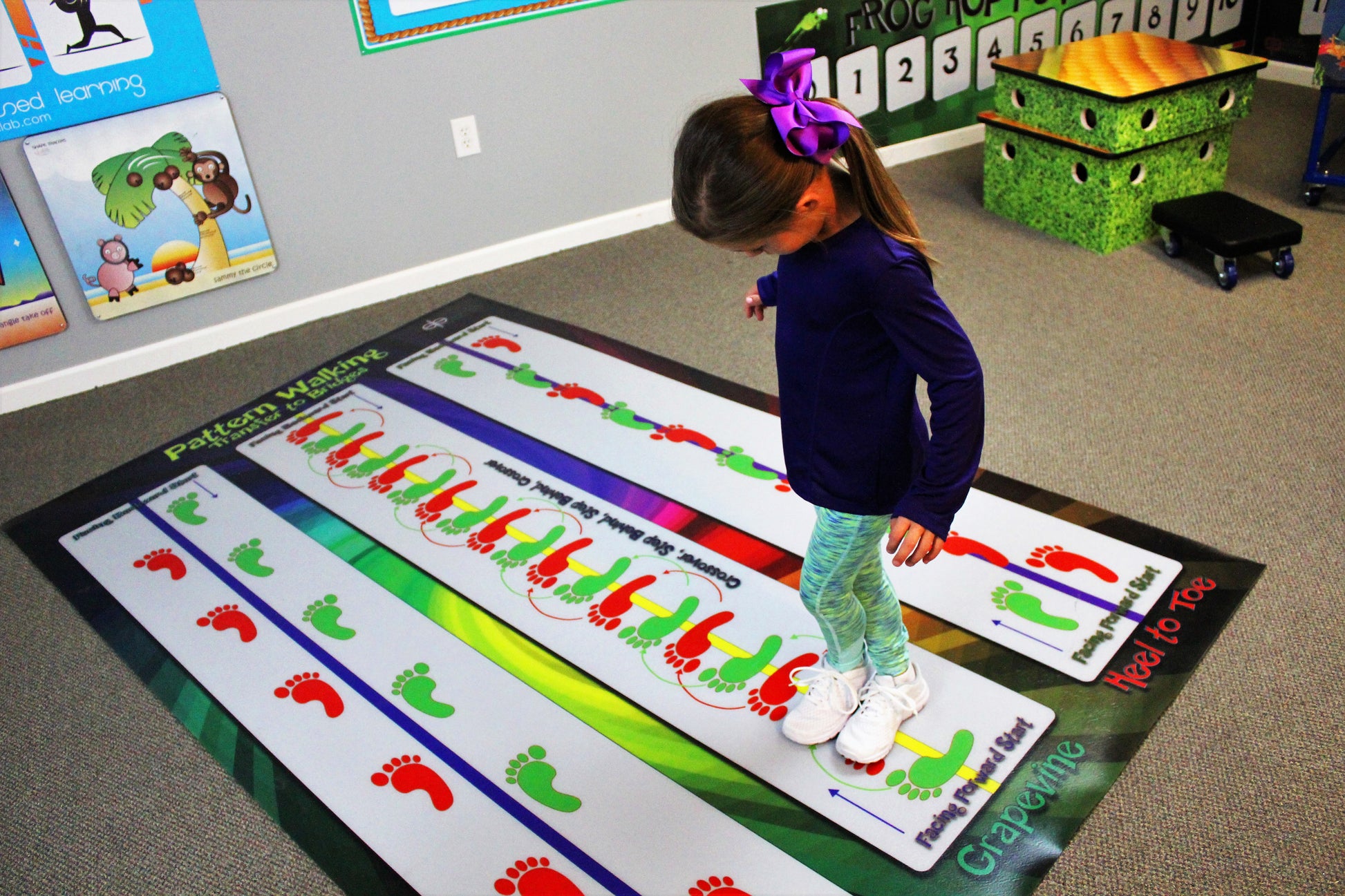 CROSSING THE MIDLINE: ABL Patterned Walking Mat - Action Based Learning