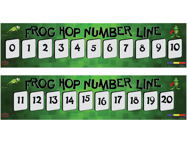 Frog Hop Number Line | Action Based Learning